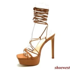 Anne Michelle Thrilling-03 -Shoe Store Anne Michelle Thrilling 03 Tan 3