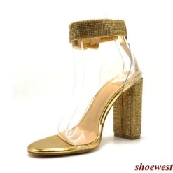 Olivia Jaymes Elegant -Shoe Store Olivia Jaymes Elegant Gold Patent Pu Tpu 3