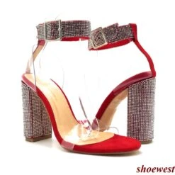 Olivia Jaymes Elegant -Shoe Store Olivia Jaymes Elegant Red Suede Tpu 4