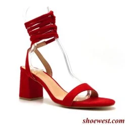 Olivia Jaymes Ivonne -Shoe Store Olivia Jaymes Ivonne Red Suede 1