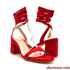 Olivia Jaymes Ivonne -Shoe Store Olivia Jaymes Ivonne Red Suede 4