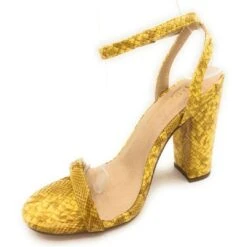 Olivia Jaymes Risa -Shoe Store Olivia Jaymes Risa Mustard Snake 3