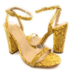 Olivia Jaymes Risa -Shoe Store Olivia Jaymes Risa Mustard Snake 4
