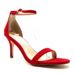 Olivia Jaymes Selina -Shoe Store Olivia Jaymes Selina Red Suede 1