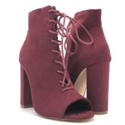 Olivia Jaymes Sway -Shoe Store Olivia Jaymes Sway Wine Suede 4