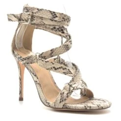 Olivia Jaymes Zion -Shoe Store Olivia Jaymes Zion Brown Snake 1