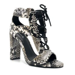 Qupid Bixby-45x -Shoe Store Qupid Bixby 45x Beige Black Snake Pu 1 4a7bf451 cd11 4651 af8e 84d5f5ce55fb