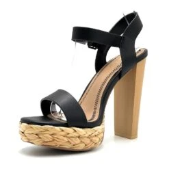 Qupid Dearly-50D -Shoe Store Qupid Dearly 50D Black Pu 3