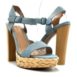 Qupid Dearly-50D -Shoe Store Qupid Dearly 50D Lt.Blue Denim 4