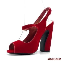 Qupid Flaunt-01 -Shoe Store Qupid Flaunt 01 Red Velvet 3