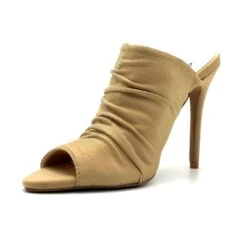 Qupid Frasier-35 -Shoe Store Qupid Frasier 35 Sand Stretch Fabric 3