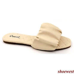 Qupid Hazy-164 -Shoe Store Qupid Hazy 164 Beige Stretch Pu 2